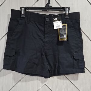 Lee Women's Black Cargo Shorts